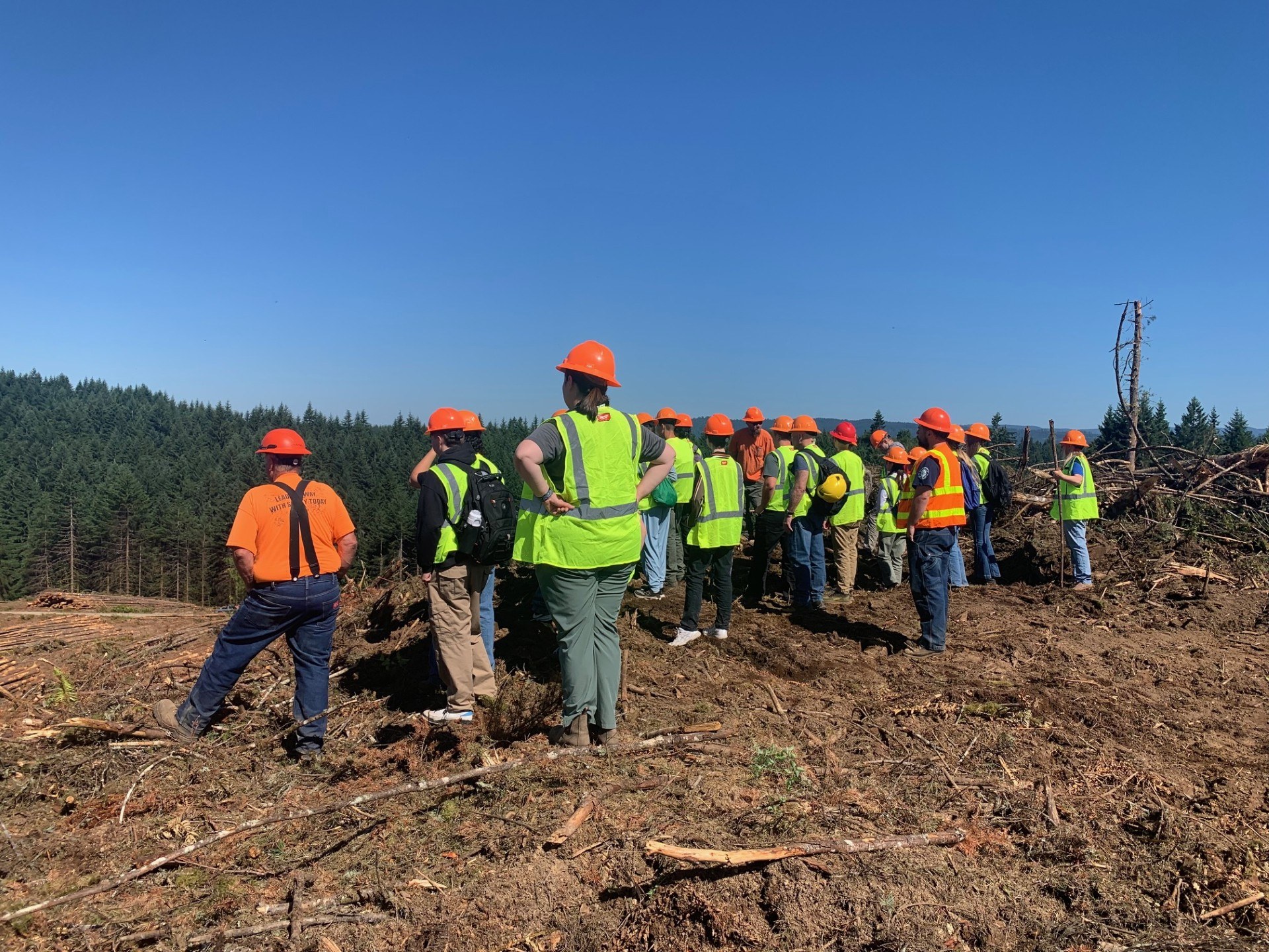 Port Blakely welcomed STEM students for a day of hands-on forestry learning