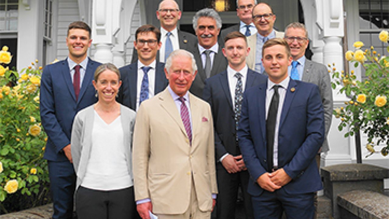 Port Blakely Leaders Meet Prince of Wales on Forestry