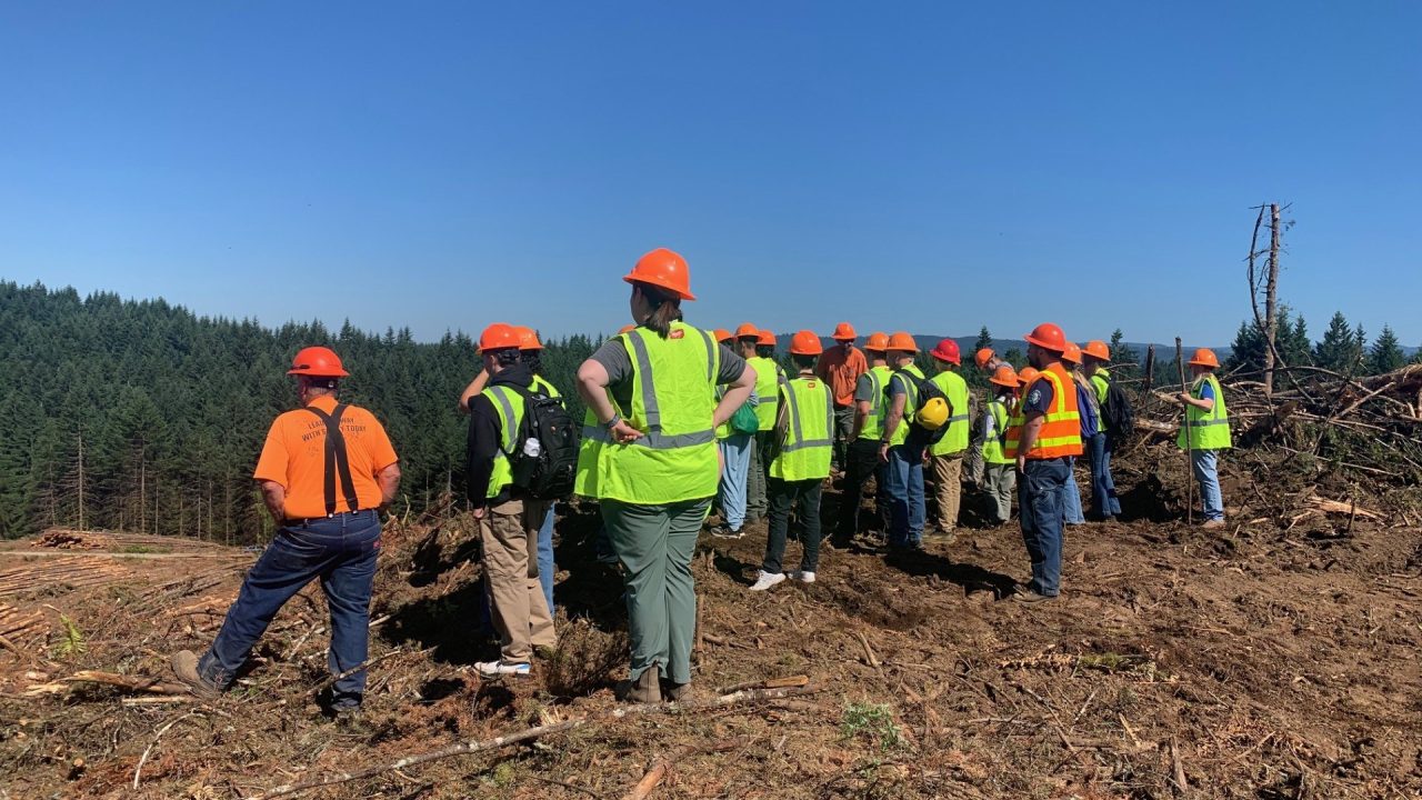 Port Blakely welcomed STEM students for a day of hands-on forestry learning