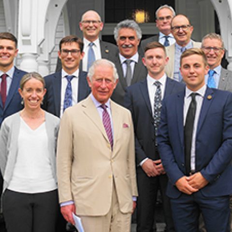 Port Blakely Leaders Meet Prince of Wales on Forestry