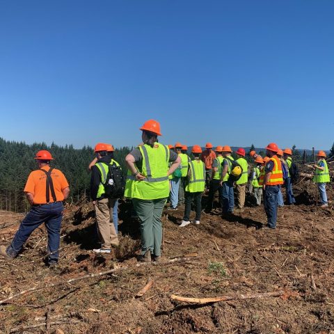 Port Blakely welcomed STEM students for a day of hands-on forestry learning